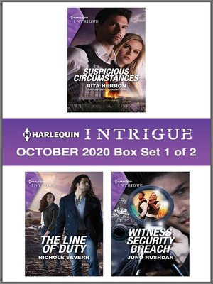 cover image of Harlequin Intrigue October 2020--Box Set 1 of 2